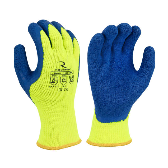Radians RWG27 A3 Cut Protection Dipped Winter Gripper Glove