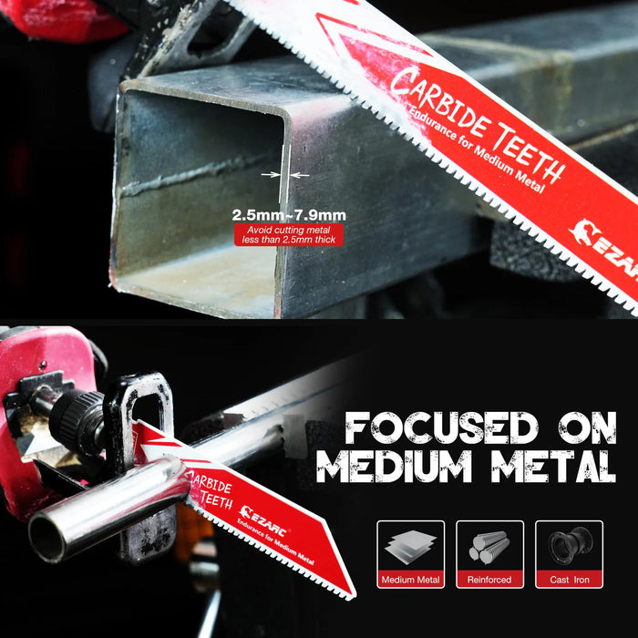EzArc 9" x 8 TPI Carbide Reciprocating Blade