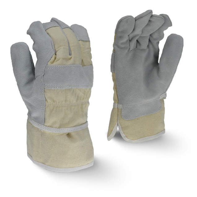 Radians RWG3200W Regular Shoulder Split Cowhide Leather Palm Work Glove with Safety Cuff