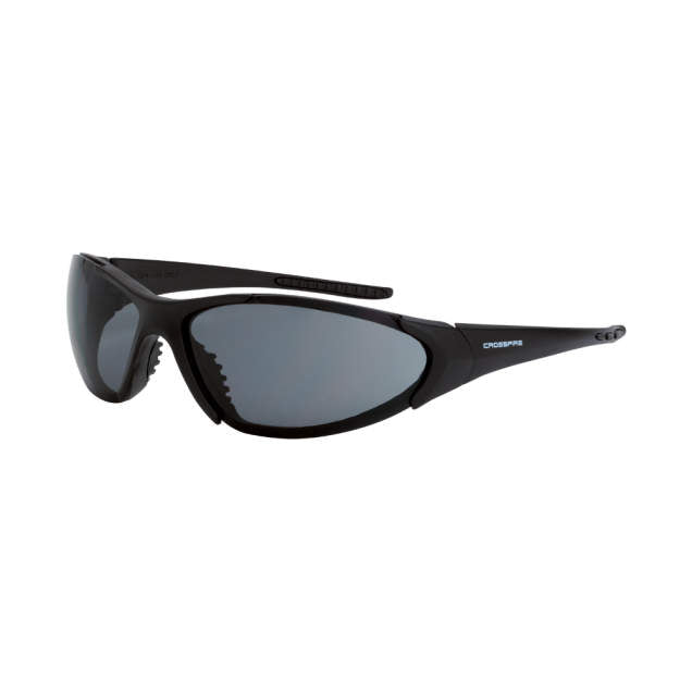 Crossfire Core Premium Safety Eyewear Smoke Lens Matte Black Frame