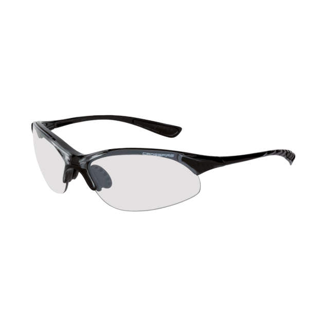Crossfire XCBR Premium Safety Eyewear I/O Lens Crystal Black Frame