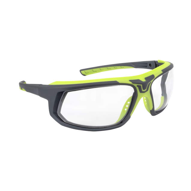 Radians GLF1 GLYF Safety Eyewear Clear Anti-Fog Lens with Soft-Touch Liner