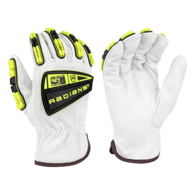 Radians RWG86 KAMORI® Goatskin Leather HPPE Lined A6 Cut Protection Impact Glove