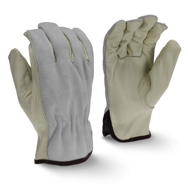 Radians RWG4222 Standard Grain Cowhide Leather Driver Glove with Split Back