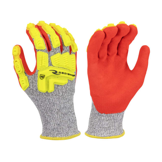 Radians RWG603 Cut Protection Level A5 Sandy Foam Nitrile Coated Impact Glove