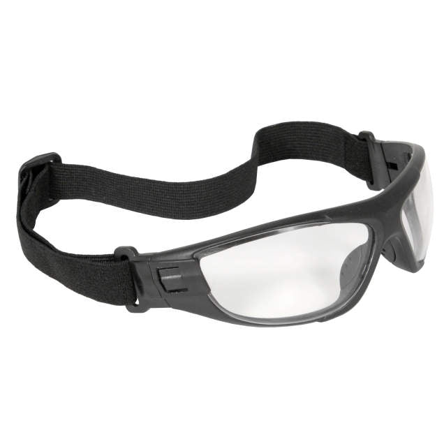 Radians CT1 Cuatro 4-in-1 Foam-Lined Safety Eyewear Clear AF Lens