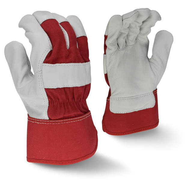 Radians RWG3700 Premium Grain Goatskin Leather Palm Work Glove with Safety Cuff