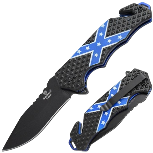 Snake Eye Tactical SE-934DF 8 Inch Spring Assisted Folding Knife Aluminum Handle Pocket Clip Knives Cutting Tools