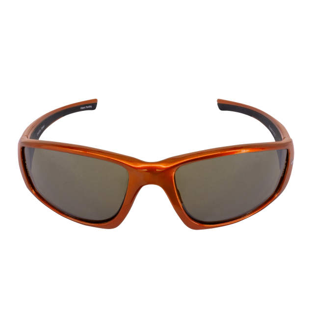 Crossfire RPG Premium Safety Eyewear Demi-Copper Mirror Lens Burnt Orange Frame