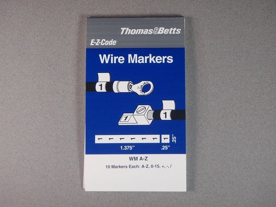 Thomas & Betts – TBWM-AZ – Wire Marking Book A–Z