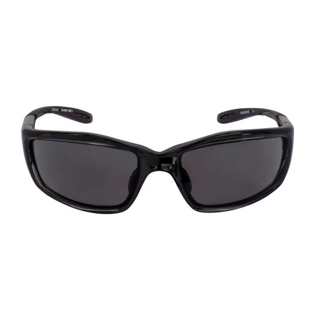 Crossfire Infinity Premium Safety Eyewear Smoke Lens Crystal Black Frame