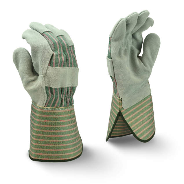 Radians RWG3300G Select Shoulder Split Cowhide Leather Palm Work Glove with Gauntlet Cuff