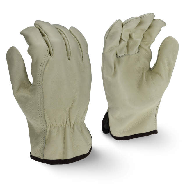 Radians RWG4121 Economy Grain Cowhide Leather Driver Glove with Wing Thumb