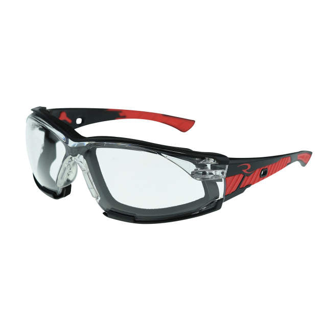 Radians OBL1 Obliterator IQ Foam Lined Safety Eyewear Clear IQ Lens