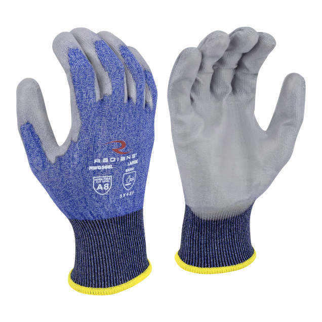 Radians RWG588 A8 PU Coated Cut Protection Glove