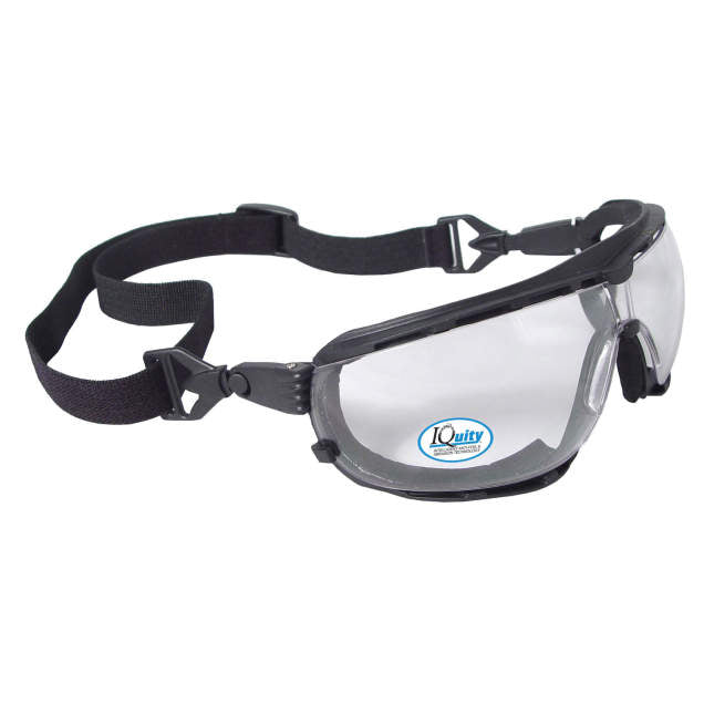 Radians DG1 Dagger IQ Foam Lined Safety Goggle Clear IQ Lens