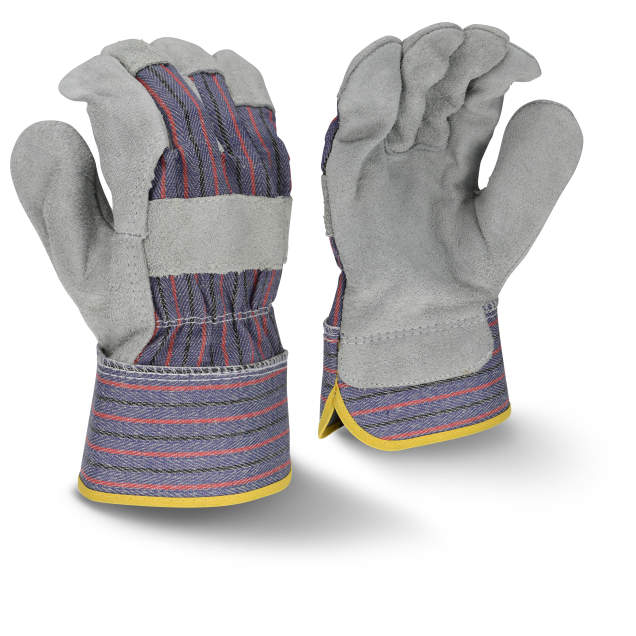 Radians RWG3200 Regular Shoulder Split Cowhide Leather Palm Work Glove with Safety Cuff